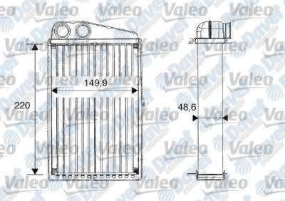 VALEO 812247 Kalorifer Radyatoru Renault Megane Ii Scenic Ii 1.4 1.6 16 2.0 16v 1.5dci 1.9dci 02->